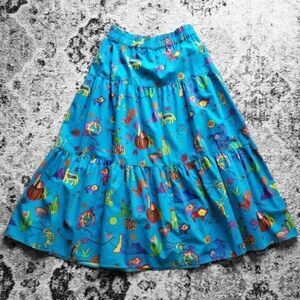 Roper bohemian cotton maxi skirt